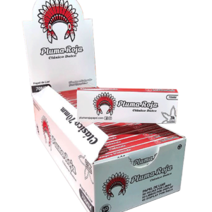 Paca Papel Pluma Roja Clásico Dulce 70 MM