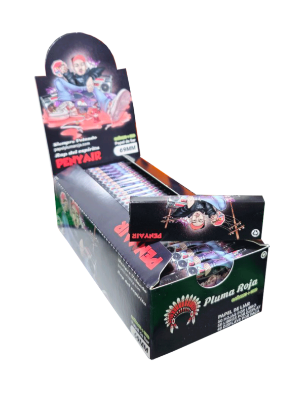 Paca Papel Penyair Pluma Roja 69 MM